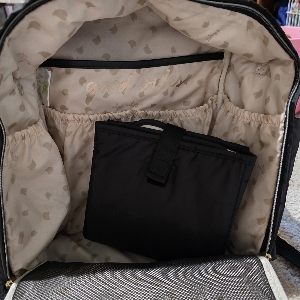 Itzy Ritzy Black Backpack - Picture 3 of 4